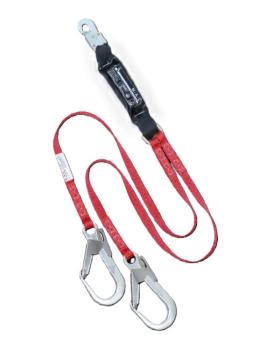 Bandfalldämpfer mit 2 Gurtband-Verbindungsmitteln 27 mm